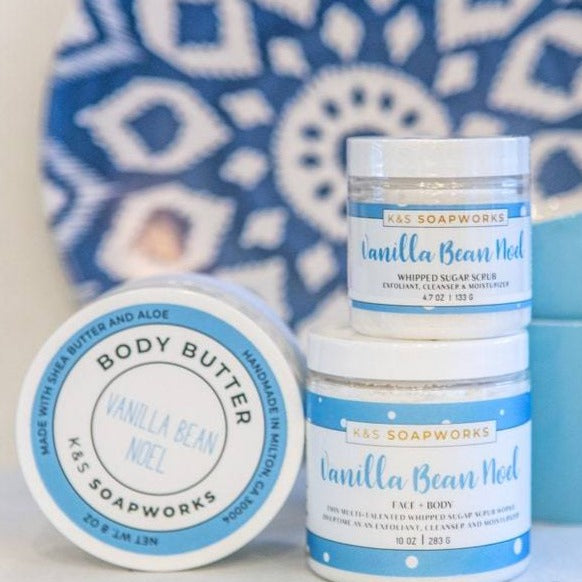 Vanilla bean sugar scrubs