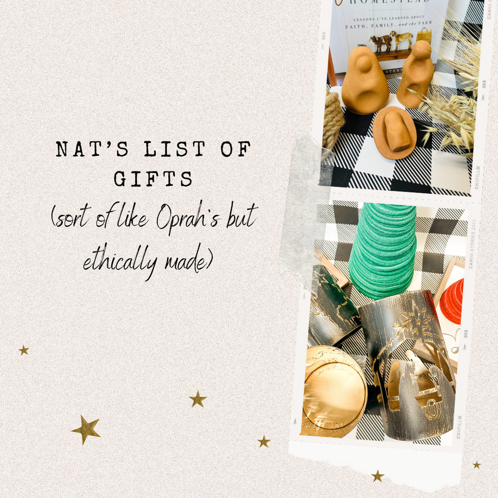 Nat's List of Gifts