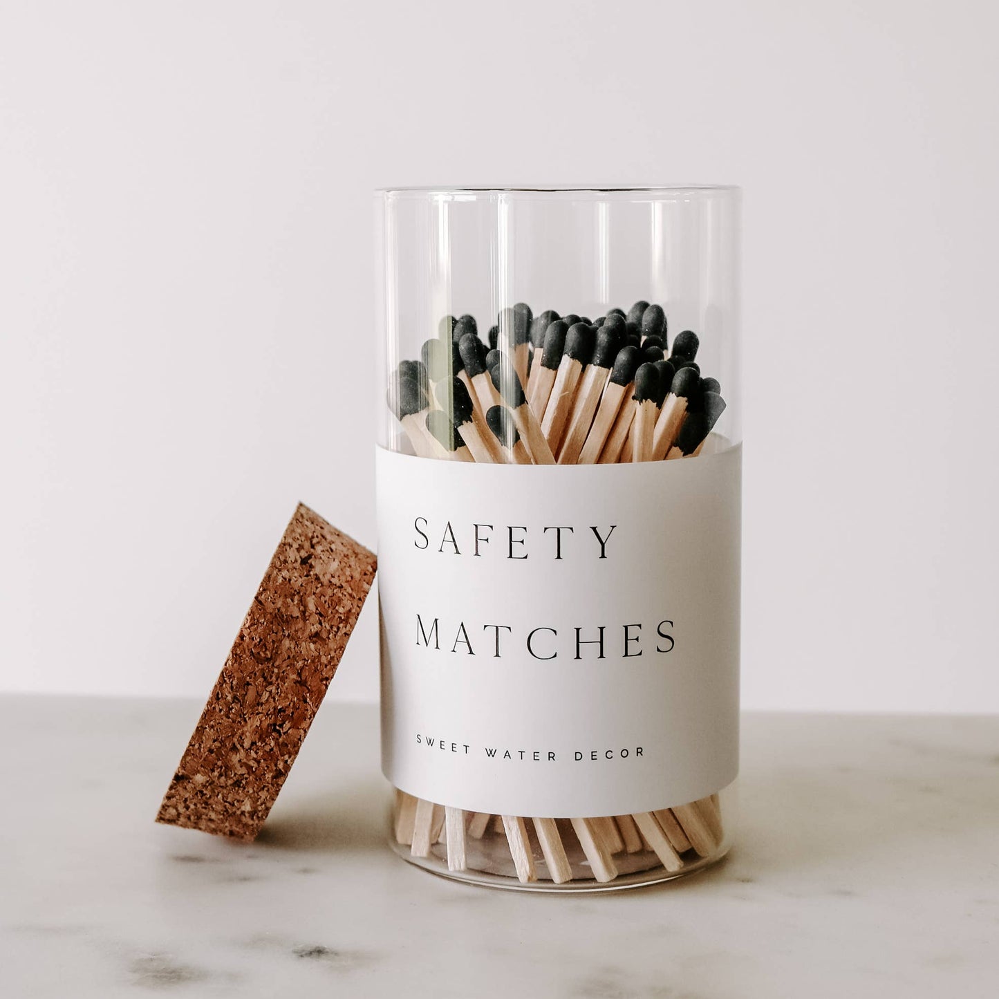 Medium Hearth Matches - Black Tip