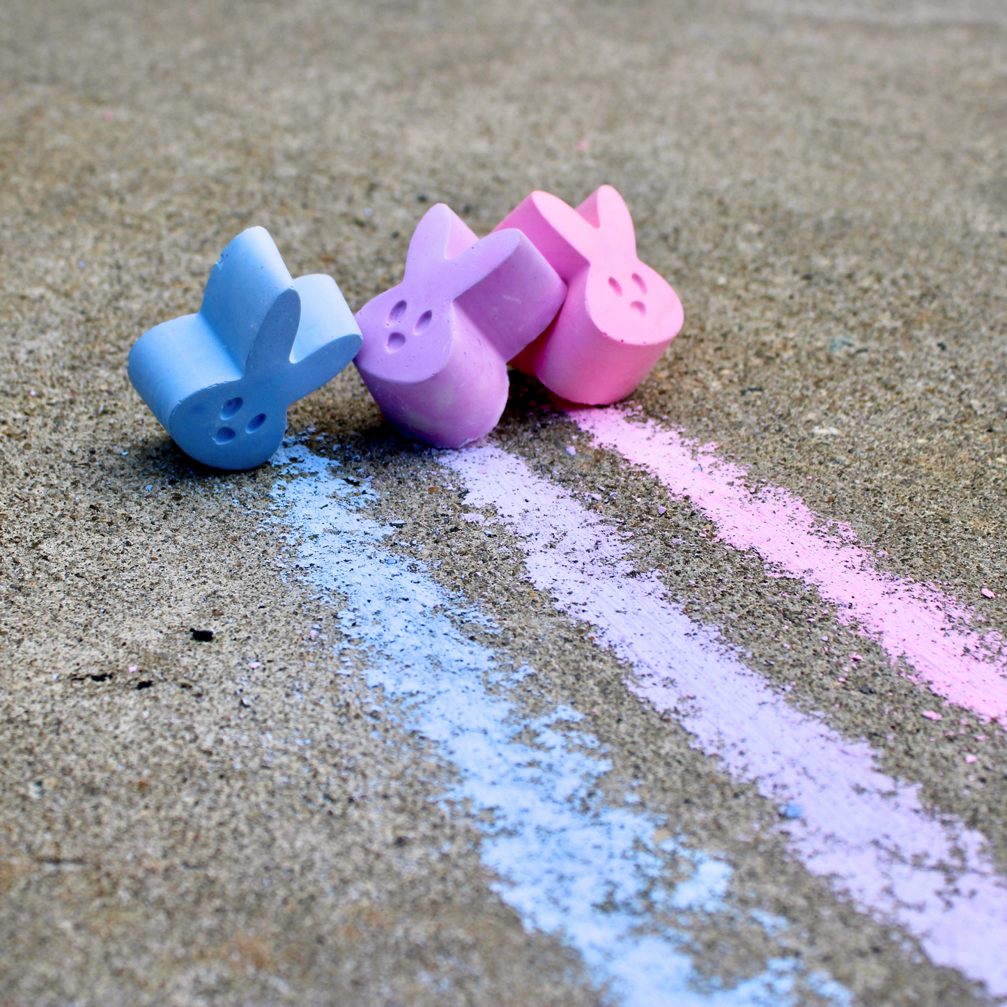 Assorted Bunny Handmade Sidewalk Chalk