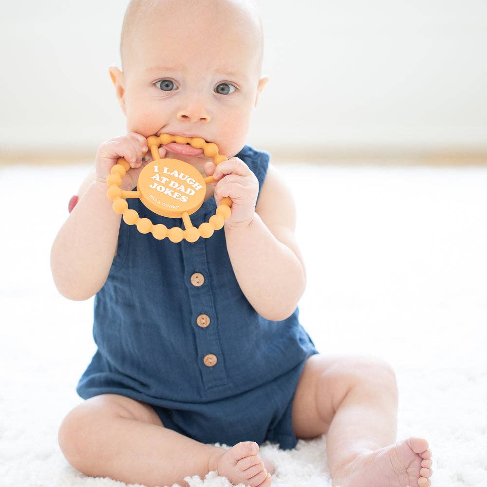 Orange This Is My First Rodeo Teether