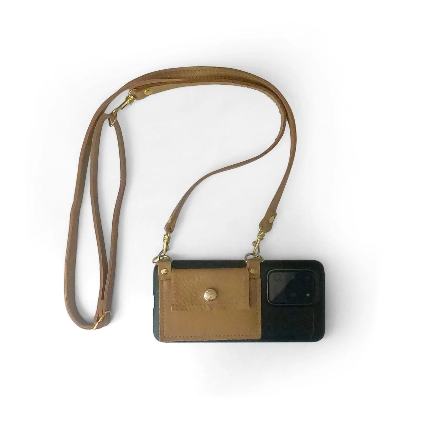 Eva Phone Wallet Crossbody - Bronze