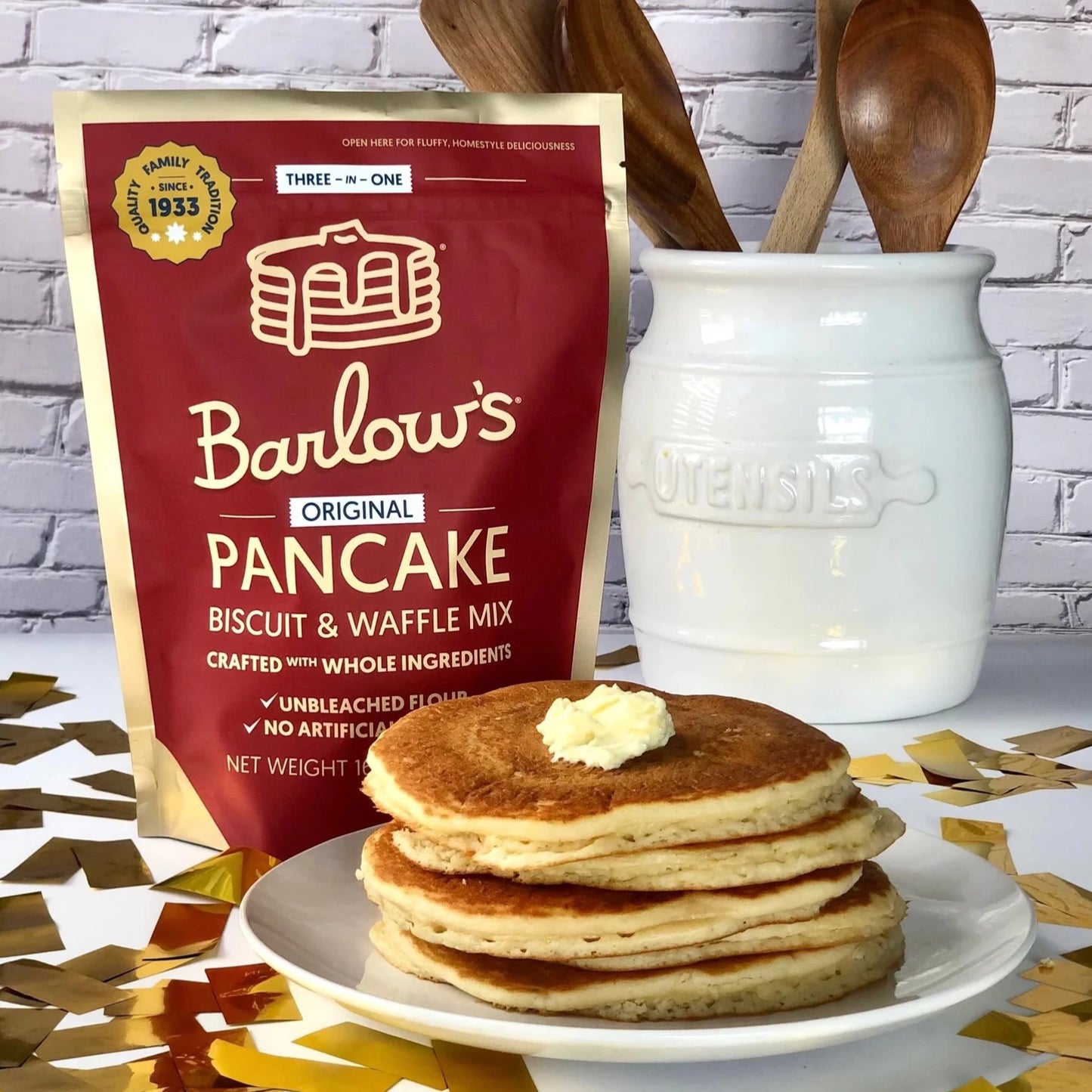 Barlow's Pancake, Biscuit & Waffle Mix