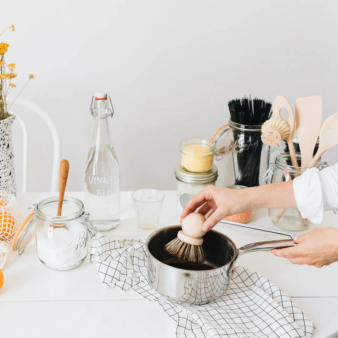 French Saucepan Brush