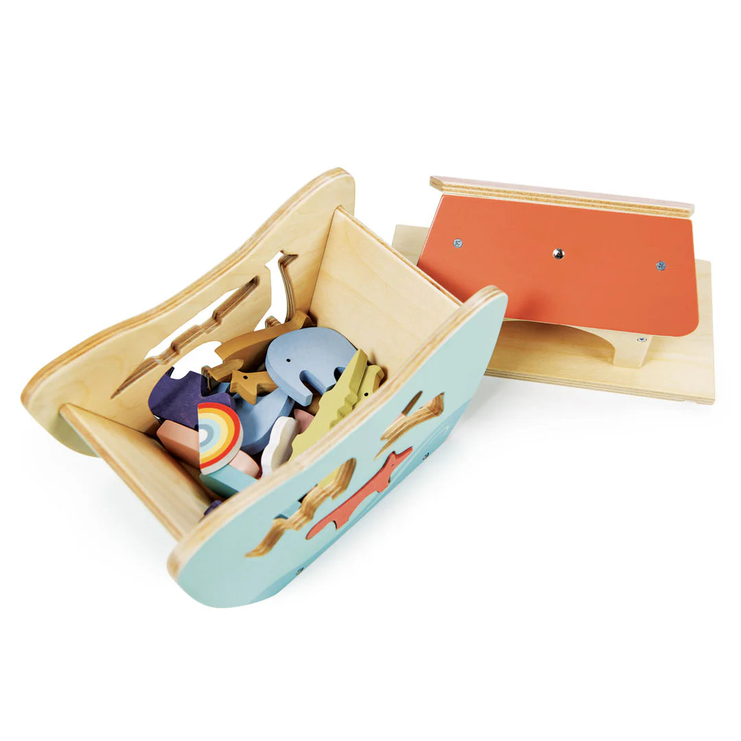 Wooden Little Noah's Ark Play Set