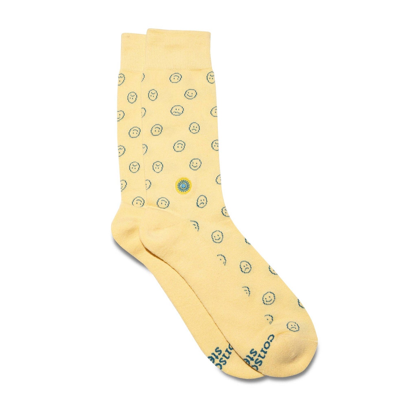 Socks that Support Mental Health (Smiley Faces): Small