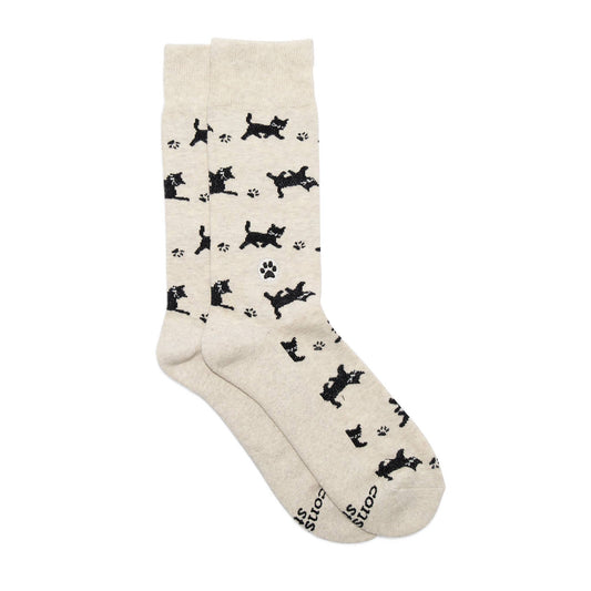 Socks that Save Cats (Beige Cats): Small