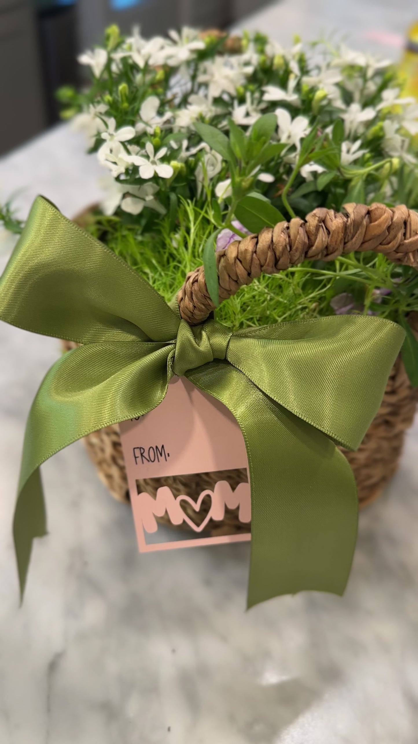 Mother's Day Fresh Flower Basket
