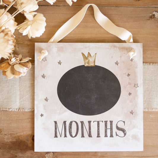 Nursery Months Sign