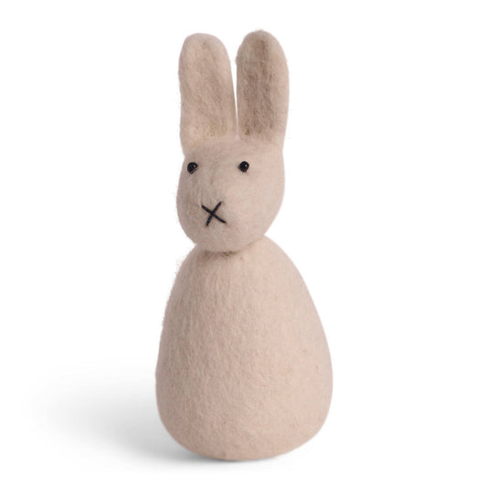 white felt standing bunny-6 inches