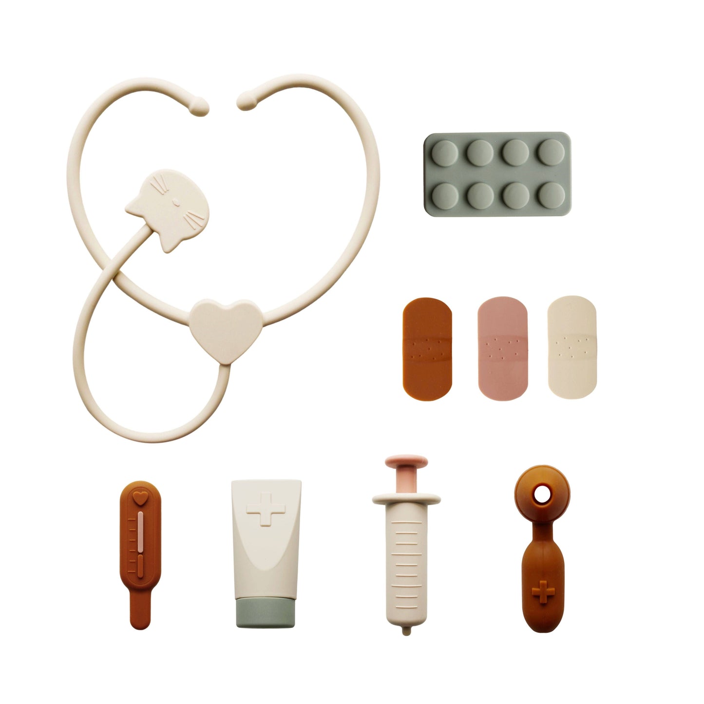 Silicone doctor kit playset