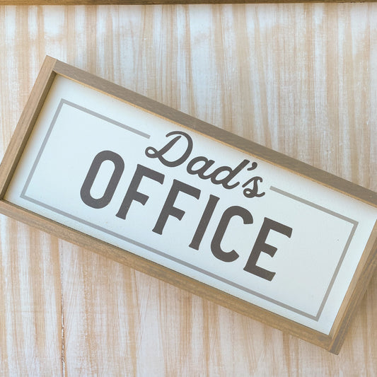 Dad's Office Wood Sign
