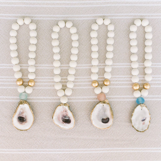 Oyster Shell Blessing Beads