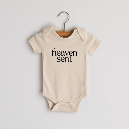 "Heaven Sent" Organic Cotton Bodysuit