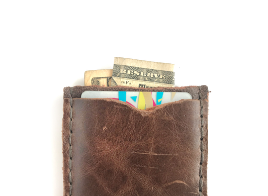 thin leather wallet