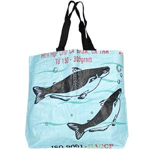 Recycled Feed Shopping Totes