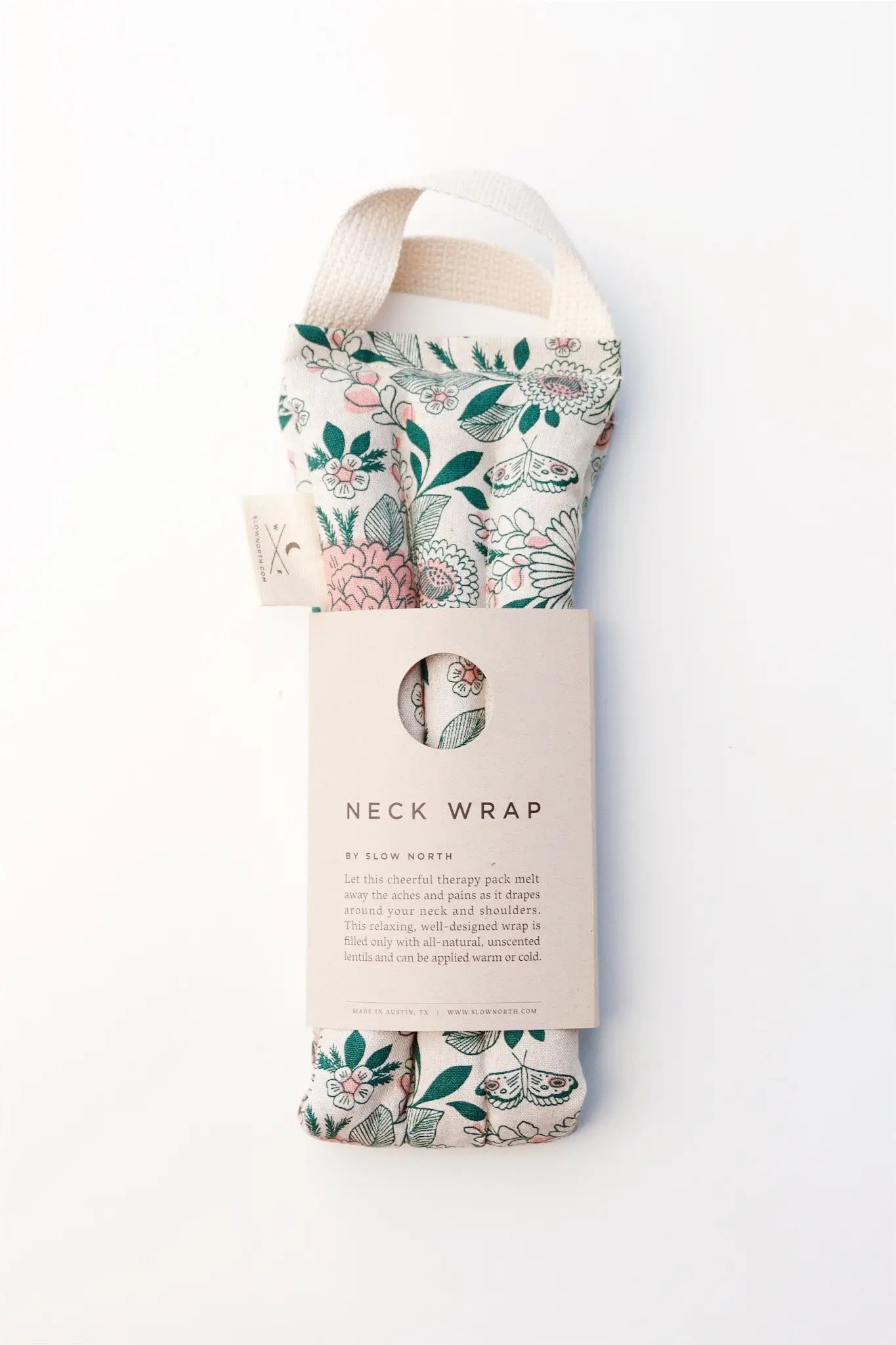 light floral neck wrap