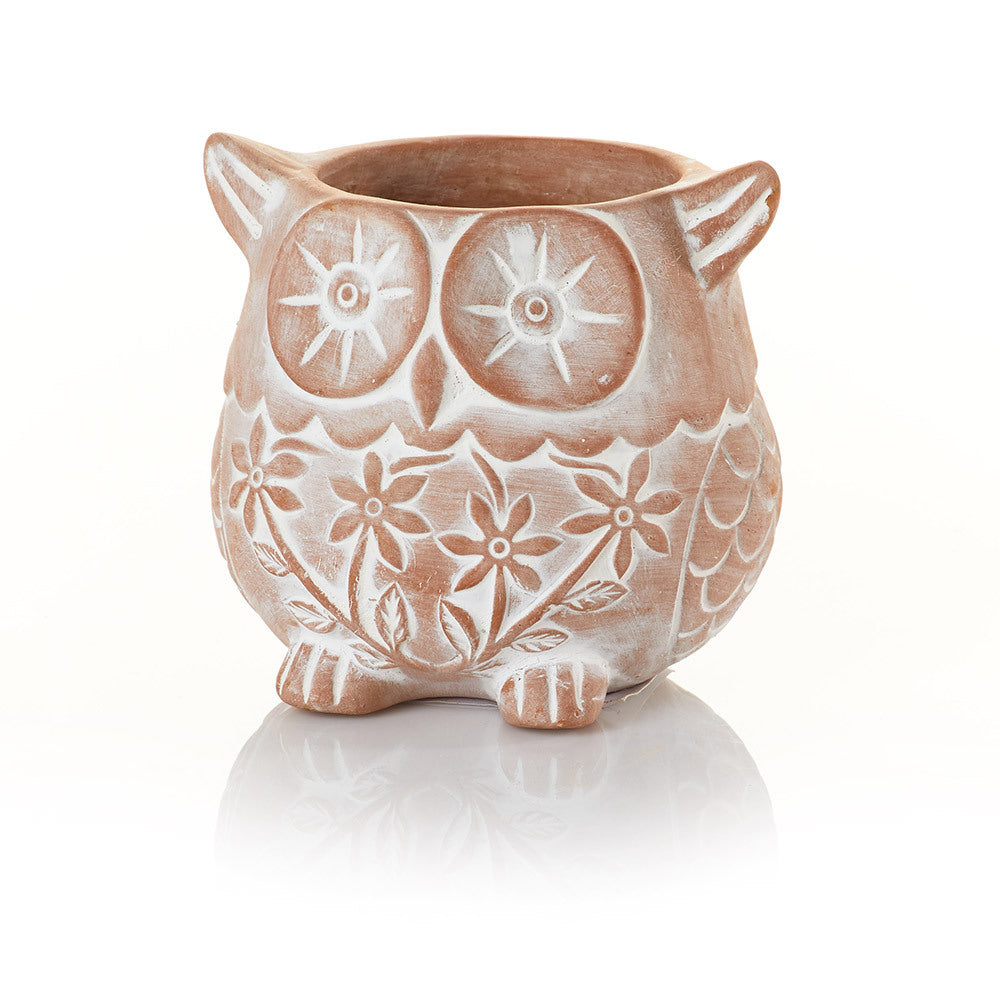 Owl Terracotta Planter