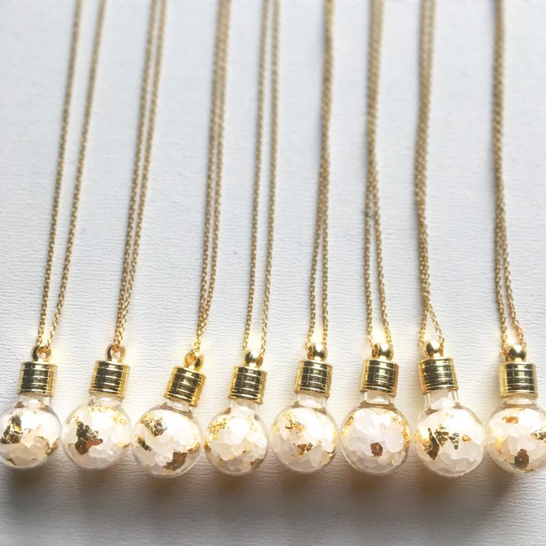 Salt & Light Bulb Necklace